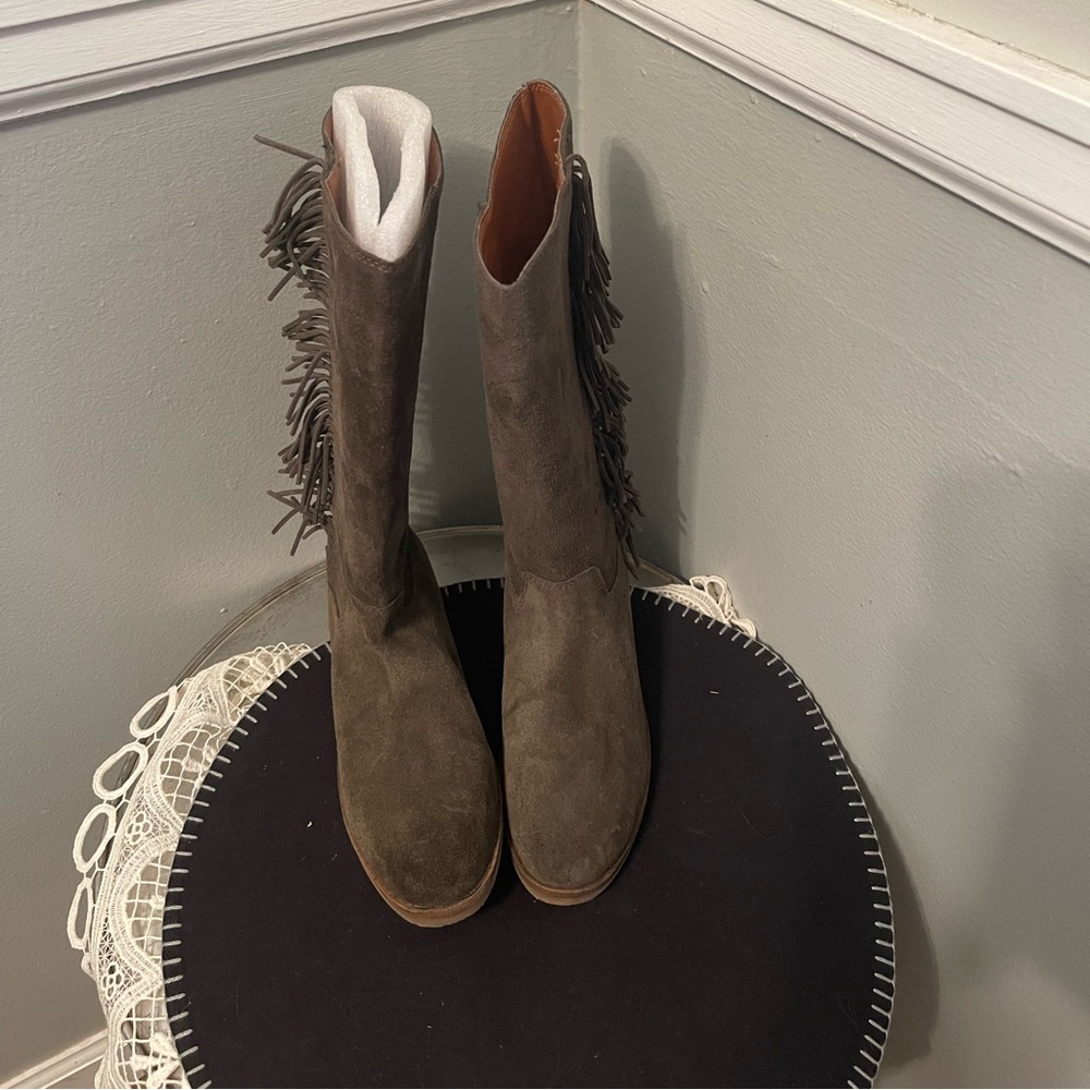 Lucky Brand Tall Fringe Boot